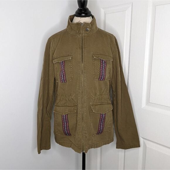 Utility Jacket Embroidered Pockets L - Picture 1 of 7
